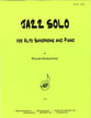 Jazz Solo Alto Saxophone and Piano-P.O.P. cover